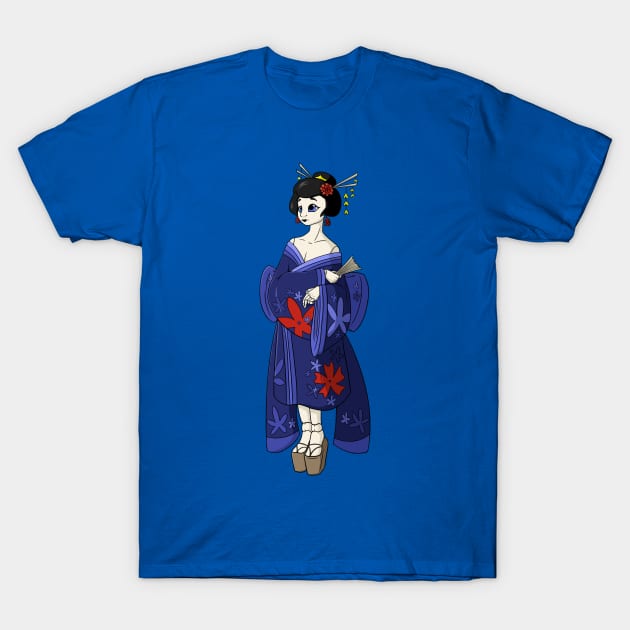 Doll, Geisha T-Shirt by Bottled Starlight